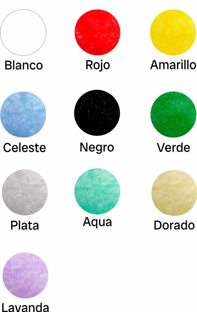 Colores sólidos pulseras Tyvek, pulseras papel personalizadas