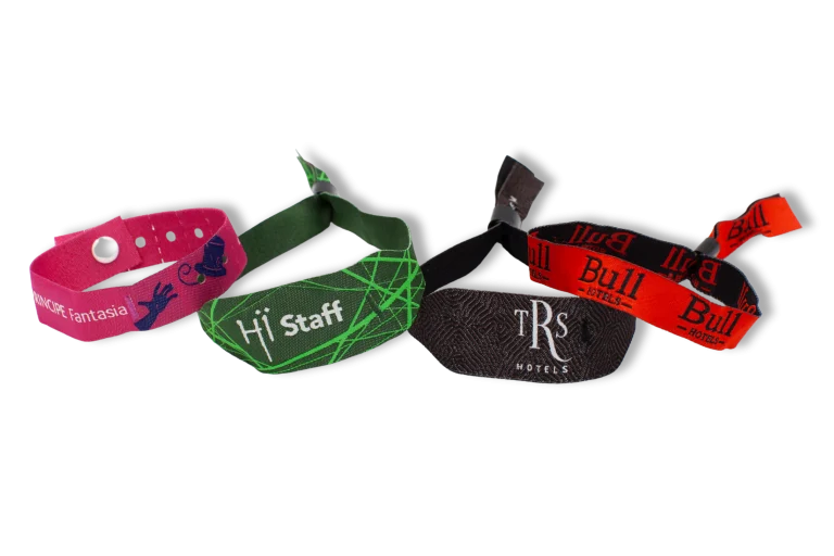 Pulseras Tela personalizadas bordadas